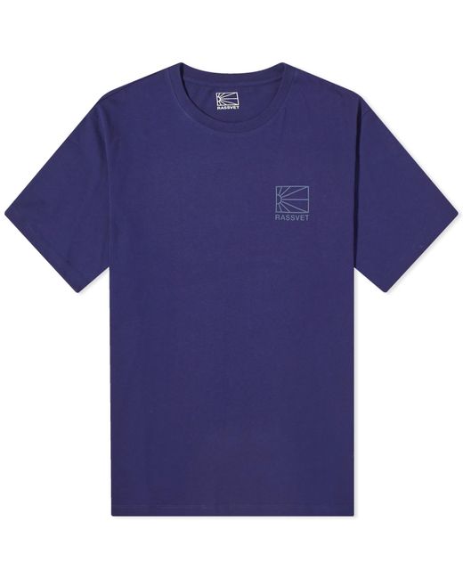 Rassvet (PACCBET) Blue Mini Sun Logo T-shirt for men