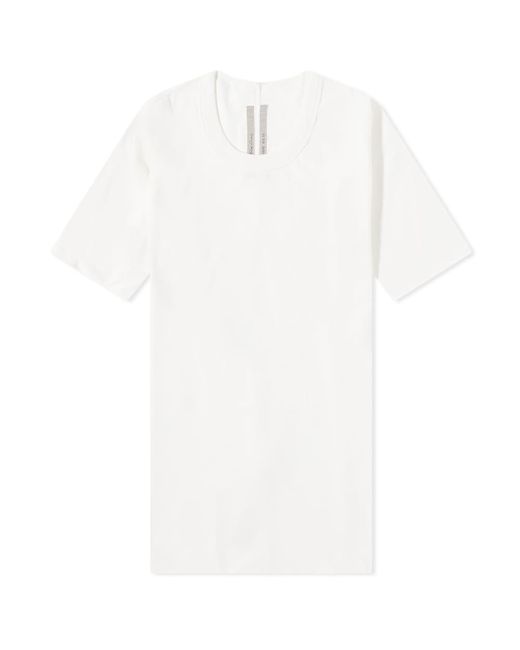 Rick Owens Basic T-shirt in White for Men | Lyst