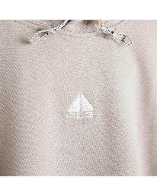 Nike Gray Acg Therma-Fit Fleece Pullover Hoodie