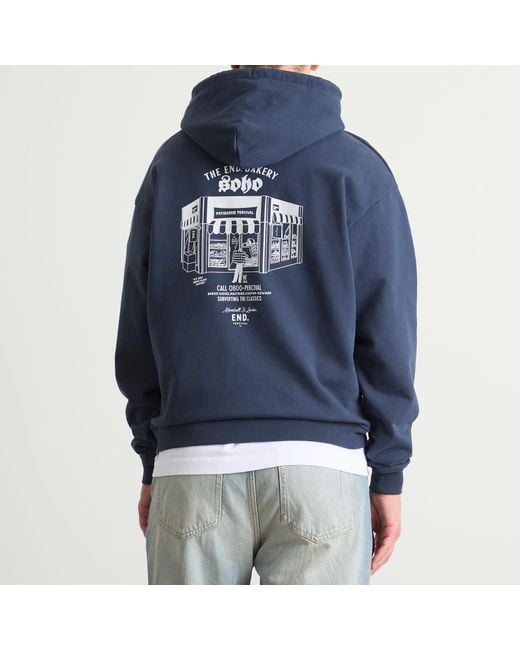 Percival Blue Patisserie Hoodie for men