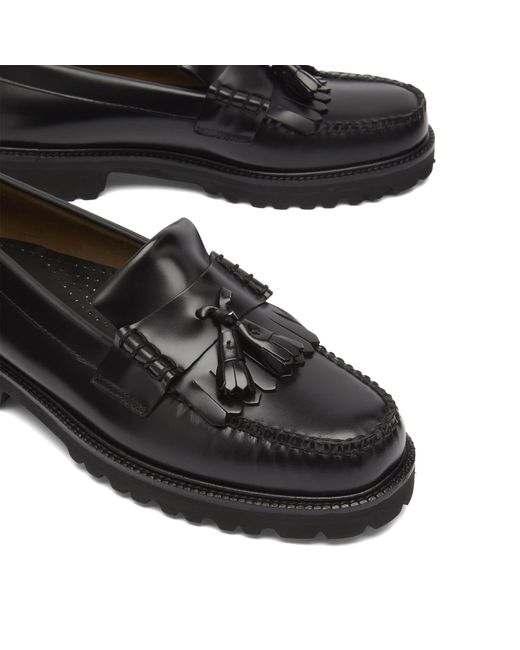 G.H.BASS Black Layton Ii 90S Kiltie Loafer for men