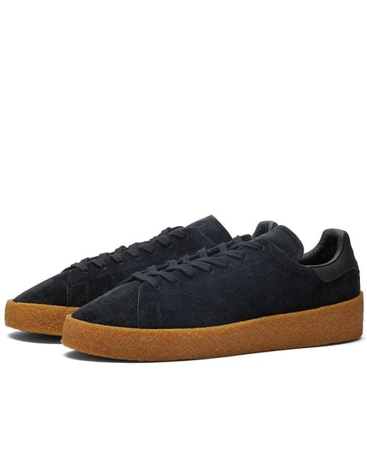 Adidas Blue Stan Smith Crepe Sneakers for men