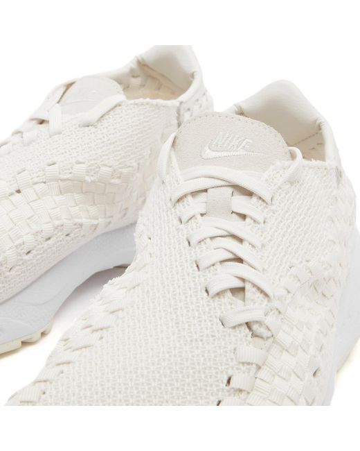 Nike White W Air Woven Footscape Sneakers