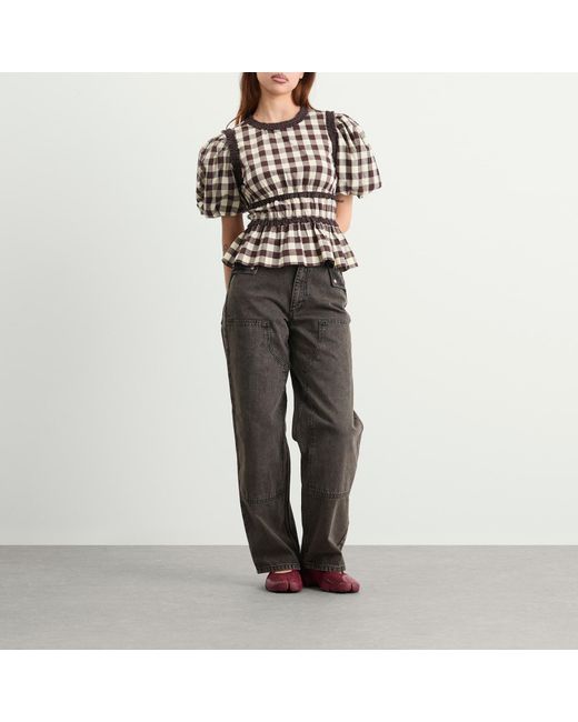 Damson Madder Multicolor Everly Ruffle Blouse