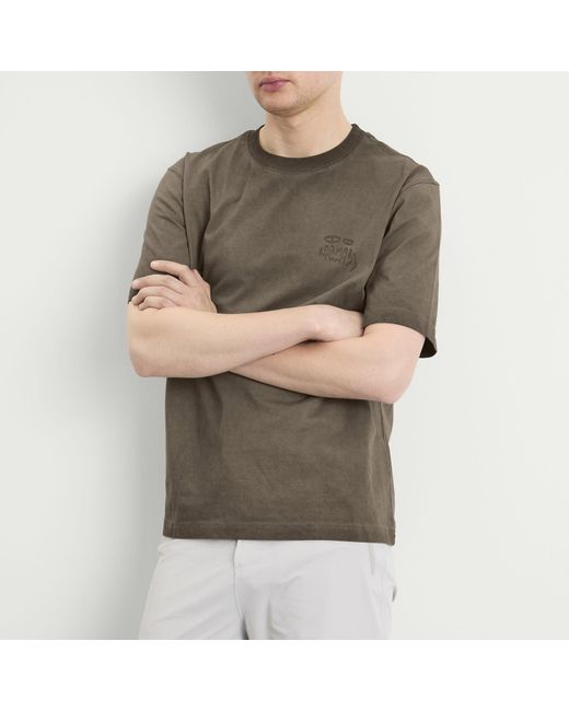 KARMA8A Gray Logo Ombre T-Shirt for men