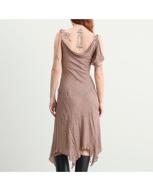 KNWLS Brown Tess Dress