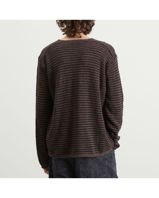 Our Legacy Brown Rigid Alpaca Jumper for men