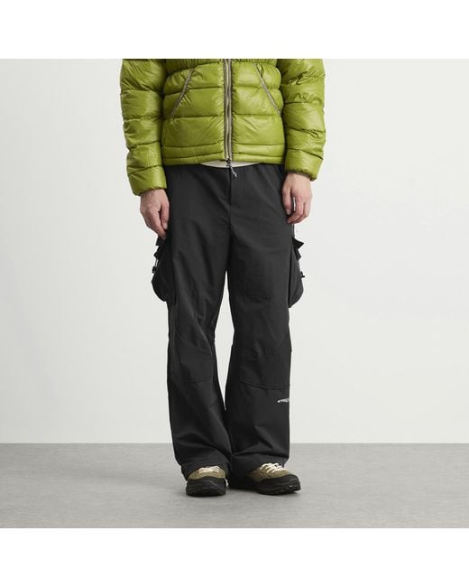 KA_YO_Prototype Gray Parachute Cargo Mix Trousers for men