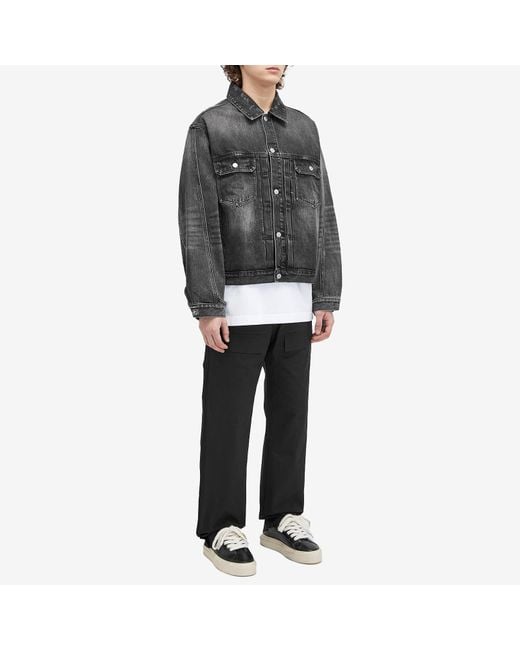 Cole Buxton Black Type Ii Denim Jacket for men