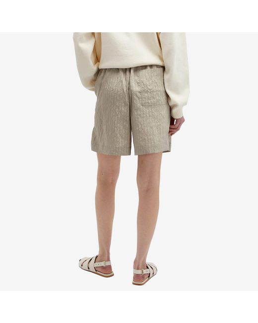 Studio Nicholson Natural Tie Front Short