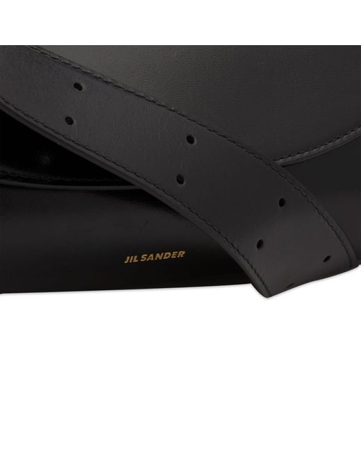 Jil Sander Black Cannolo Bag