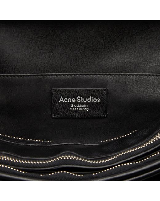 Acne Black Camero Leather Bag Medium