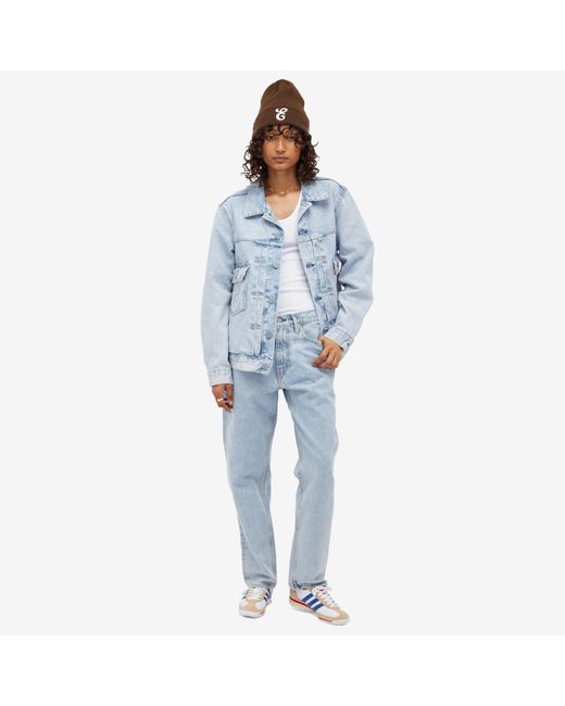 E by END. Blue Levis Type Ii Trucker Jacket