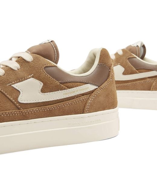 Stepney Workers Club Natural Pearl S-Strike Geo Merged Sneaker for men