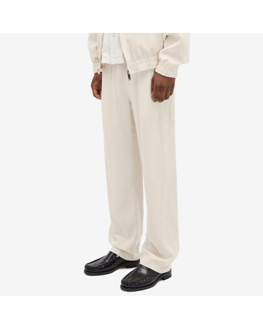 Gcds Natural Linen Wide Pants for men