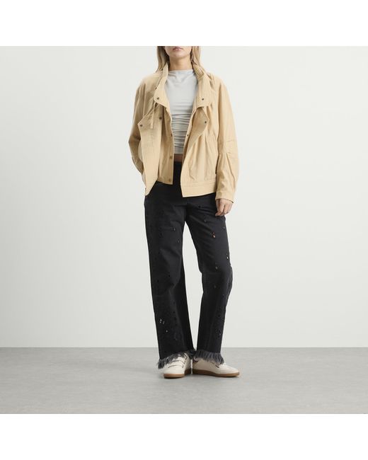 Isabel Marant Black Amia Embroidered Jeans