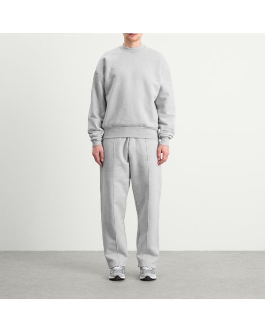 MKI Miyuki-Zoku Gray Superweight Wide Leg Joggers for men