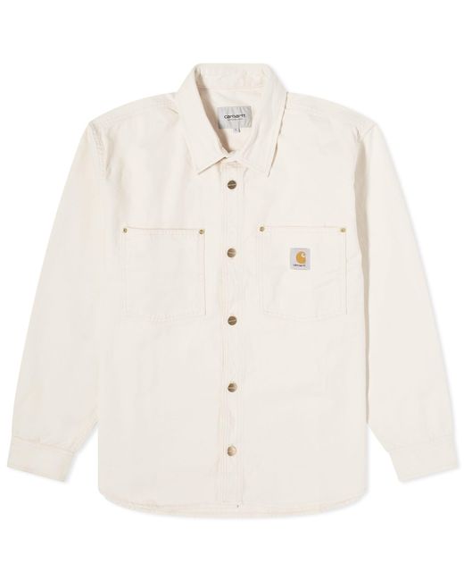 Carhartt White Derby Shirt Jacket for men