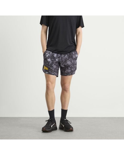 Nike Gray Running Stride 7-Inch Short for men