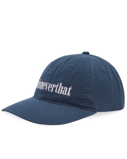 Thisisneverthat Blue Double Stitch Onyx Hat for men