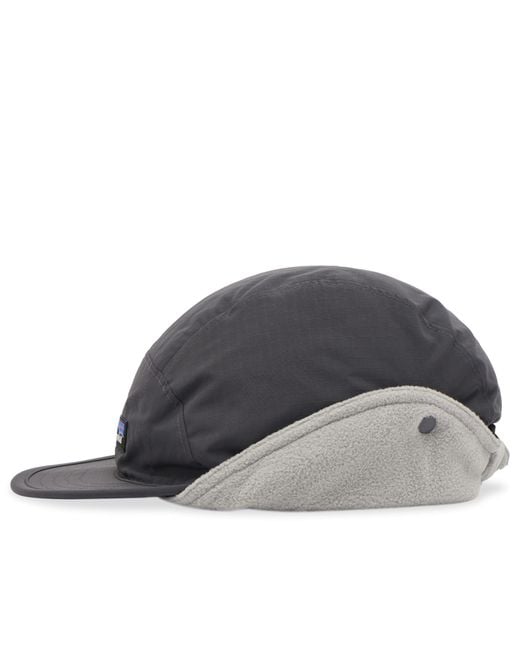 Patagonia Black Isthmus Earflap Cap for men