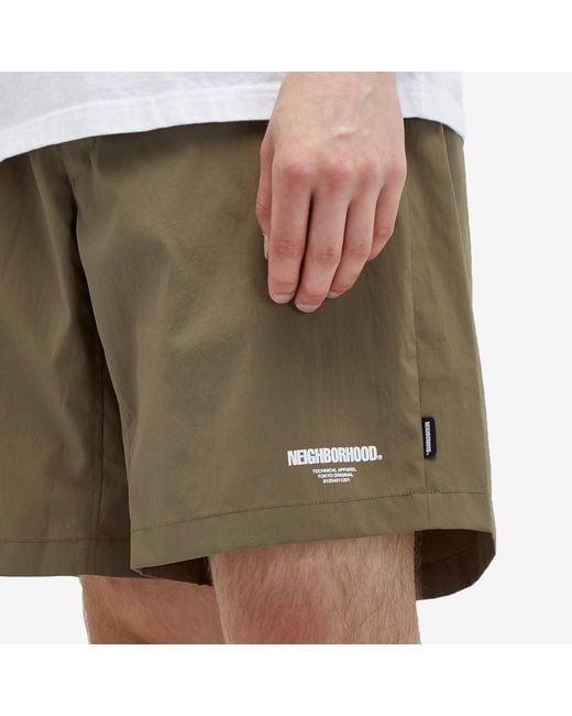Neighborhood Green Multifunctional Shorts for men