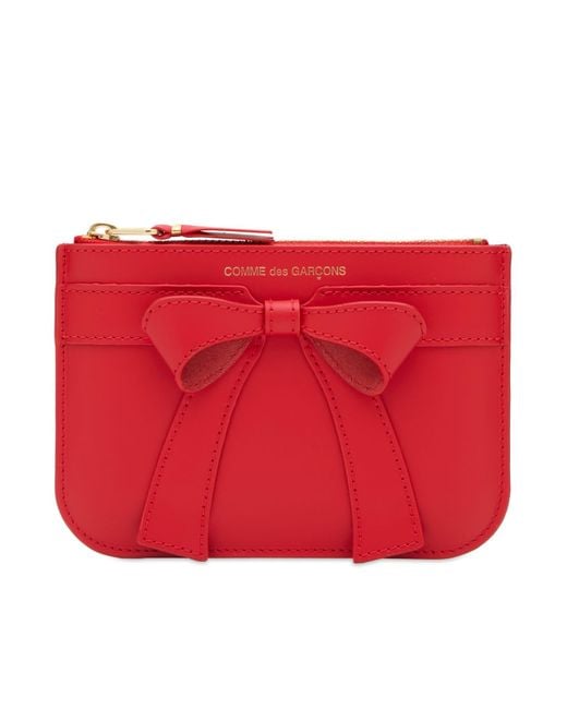 Comme des Garçons Red Wallet Sa8100Bb Big Bow Wallet