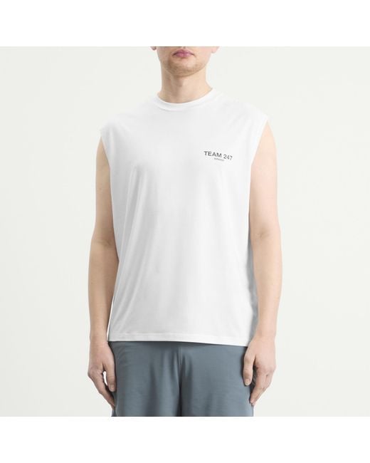 REPRESENT 247 White Represent Team 247 Oversized Tank for men
