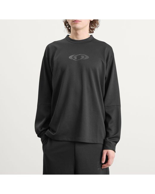 Maison Margiela Black Mm6 X Salomon Long-Sleeved Top for men