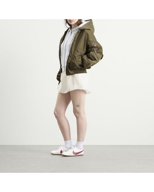 Peachy Den Green The Penny Flight Jacket