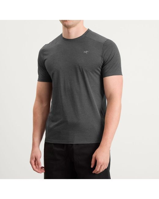 Arc'teryx Black Cormac Crew T-Shirt for men