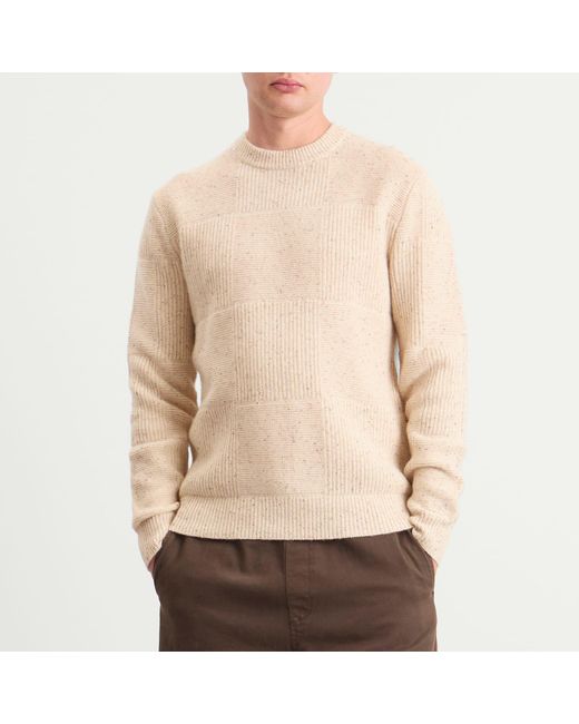 Forét Natural Orbit Jacquard Donegal Jumper for men