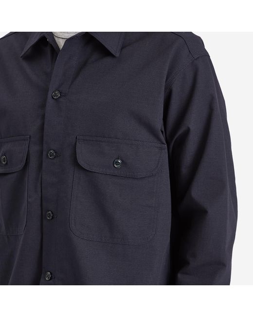 Randy's Garments Blue Overshirt for men