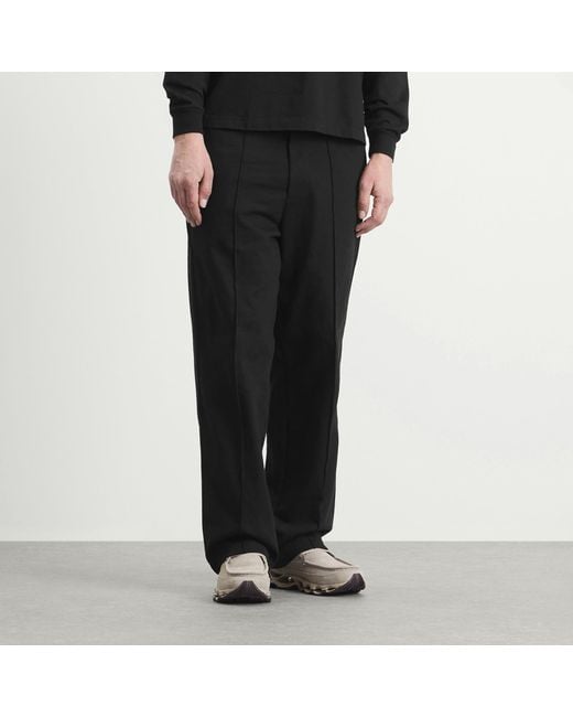 Lady White Co. Black Jersey Band Pants for men