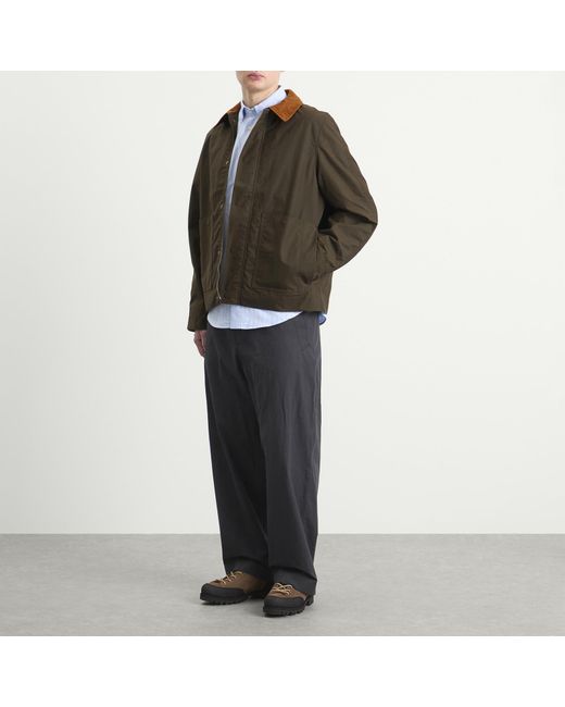 Forét Green Aspen Oilskin Jacket for men