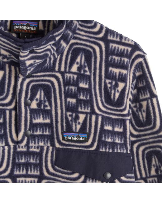Patagonia Blue Lightweight Synchilla Snap-T Pullover for men