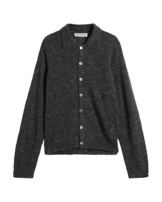 Our Legacy Fuzzy Alpaca Evening Polo in Black for Men | Lyst Canada