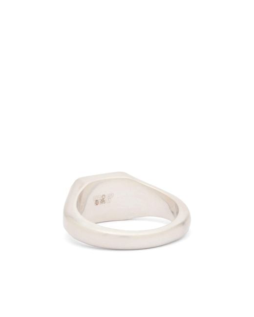 Serge Denimes White Jasper Ring for men