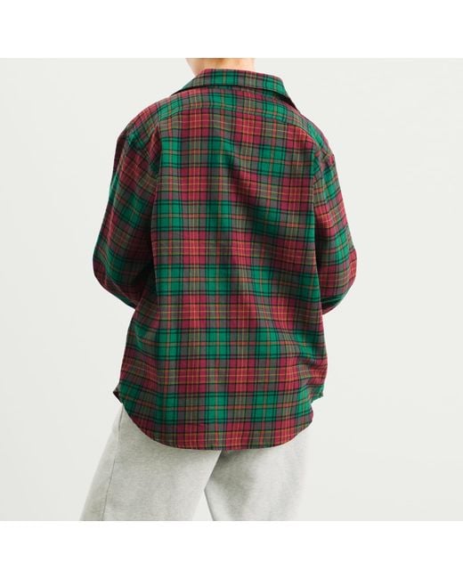 SUNDAYFRUITMARKET Green Sunday Check Shirt