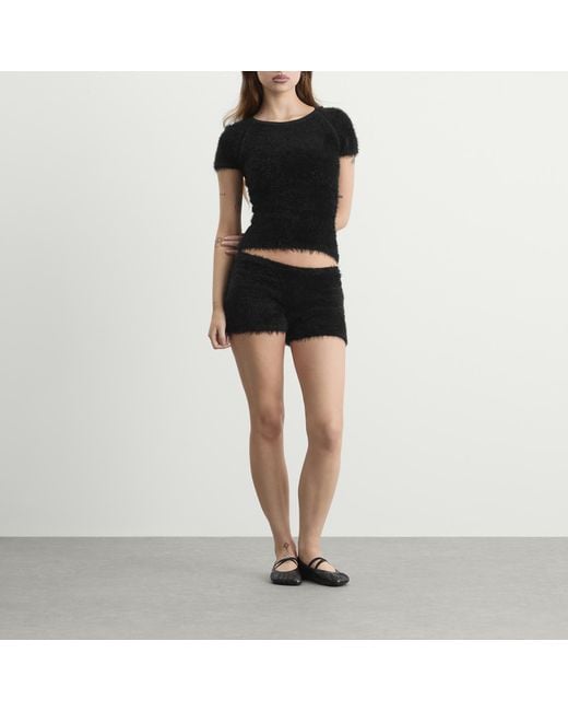 Peachy Den Black The Chloe Micro Shorts