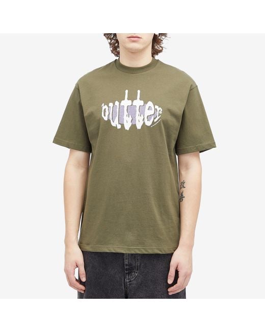 Butter Goods Green Frenzy T-Shirt for men