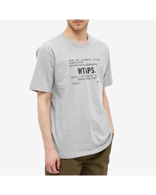 WTAPS Fabrication T-shirt in Gray for Men | Lyst
