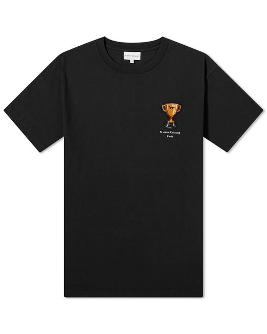 Maison Kitsuné Black Trophy Comfort T-Shirt for men