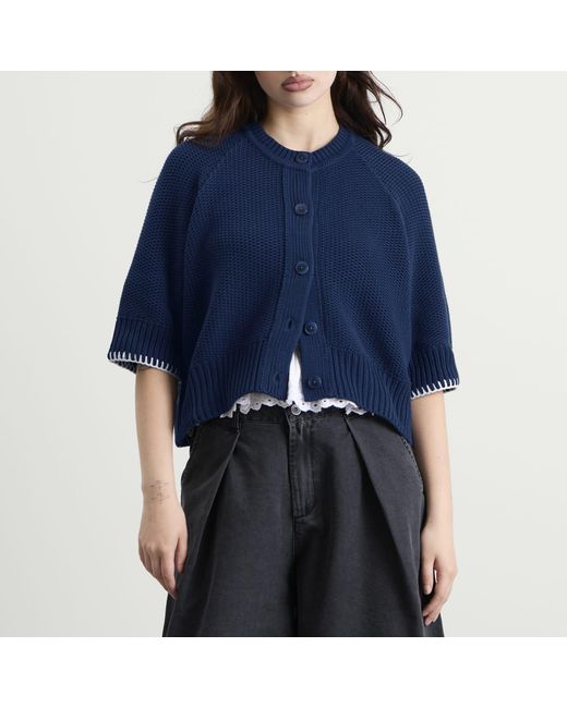 YMC Blue Kwai Cardigan