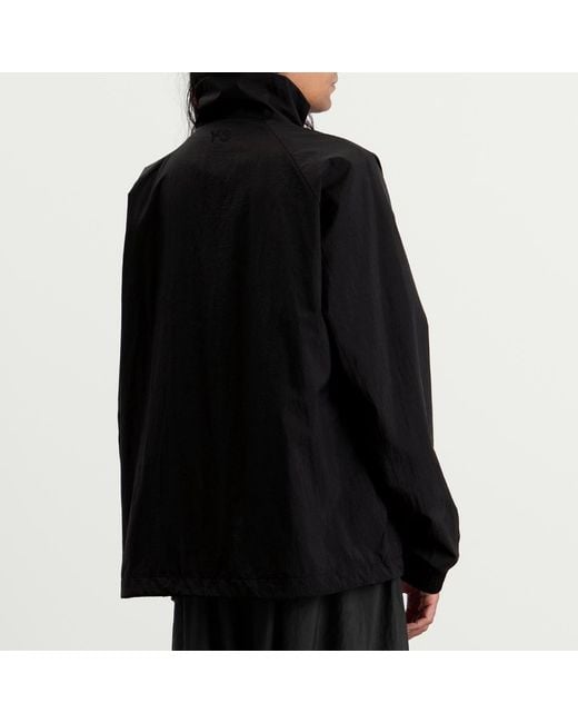 Y-3 Black Gradient Stripes Nylon Track Top for men