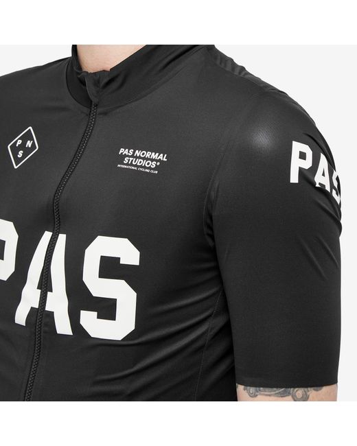 Pas Normal Studios Pas Mechanism Pro Rain Jersey in Black for Men