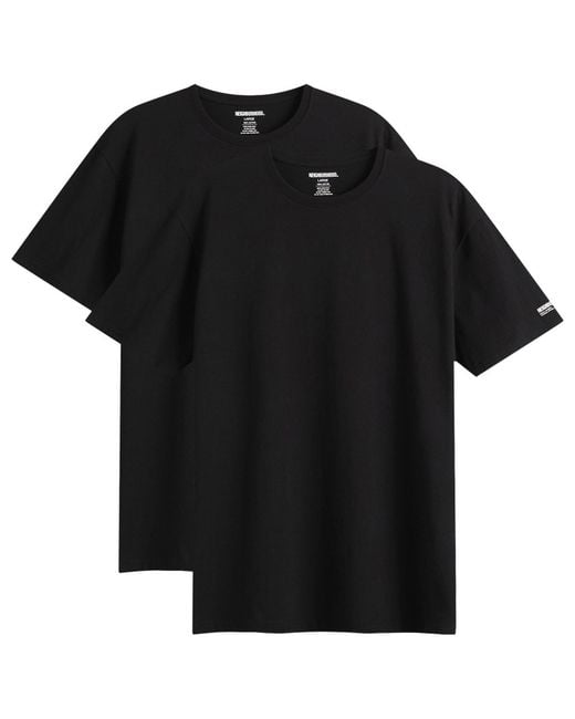 Neighborhood Black Classic 2-Pack T-Shirts for men