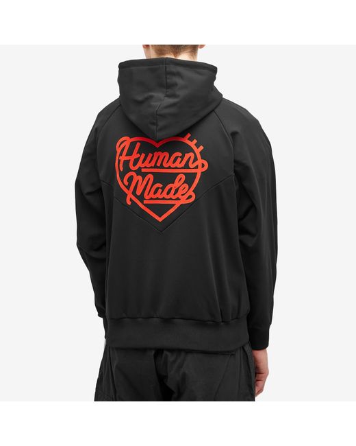 Human Made Black Half Zip Hoodie for men