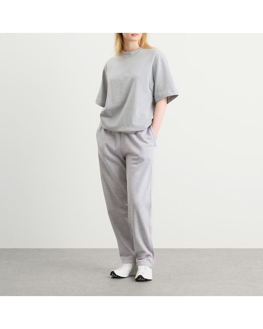 Nike Gray Wool Classics Open Hem Fleece Pant