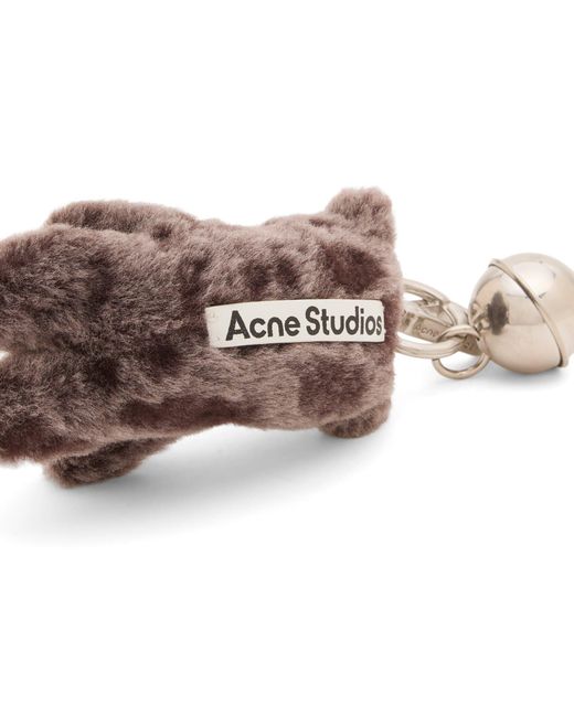 Acne Brown Teddy Keyring